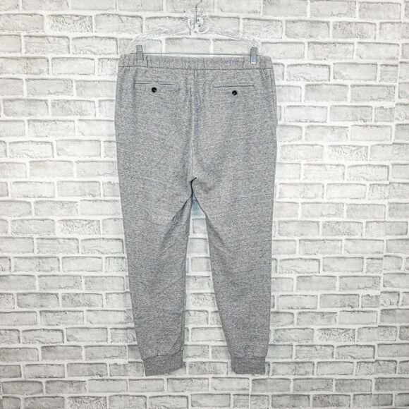SUITSUPPLY Men's Heather gray drawstring Jogger sweatpant cotton blend sz XL - Picture 3 of 10